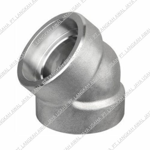 ELBOW 45 DERAJAT SOCKET WELD STAINLESS