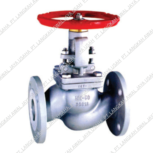 GLOBE VALVE TYPE FLANGE STAINLESS STEEL 316 JIS