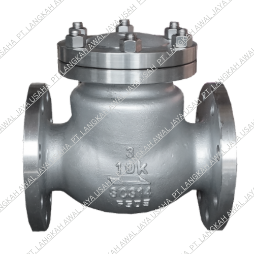 SWING CHECK VALVE TYPE FLANGE STAINLESS STEEL 316 JIS