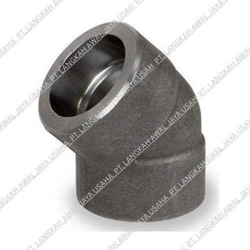 ELBOW 45 DERAJAT SOCKET WELD CARBON STEEL