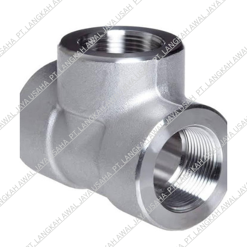 TEE STAINLESS STEEL CLASS 3000 NPT