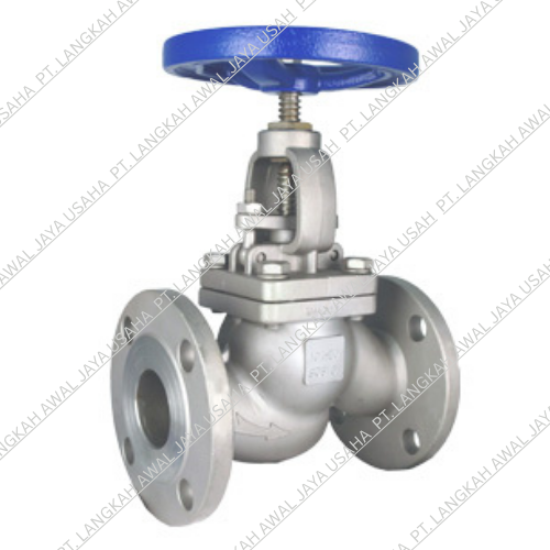 GLOBE VALVE TYPE FLANGE STAINLESS STEEL 304 JIS