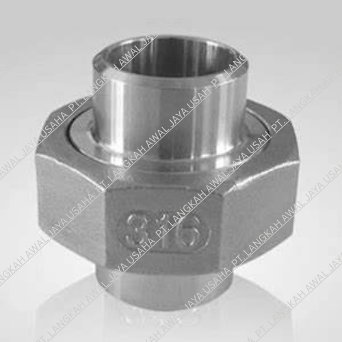 WATERMUR ATAU UNION STAINLESS STEEL 316 CLASS 150 NPT