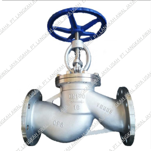 GLOBE VALVE TYPE FLANGE STAINLESS STEEL 316 PN