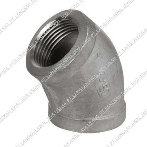 ELBOW DRATDALAM NPT 45 DERAJAT CLASS 150