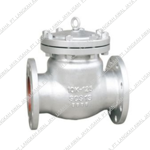 SWING CHECK VALVE TYPE FLANGE STAINLESS STEEL 304 JIS