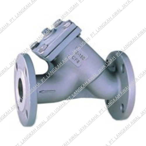 Y STRAINER TYPE FLANGE STAINLESS STEEL 304 JIS